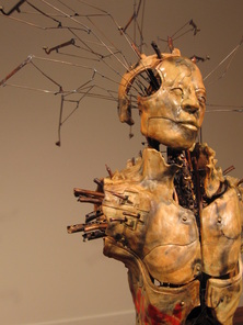 clockwork man statue robot